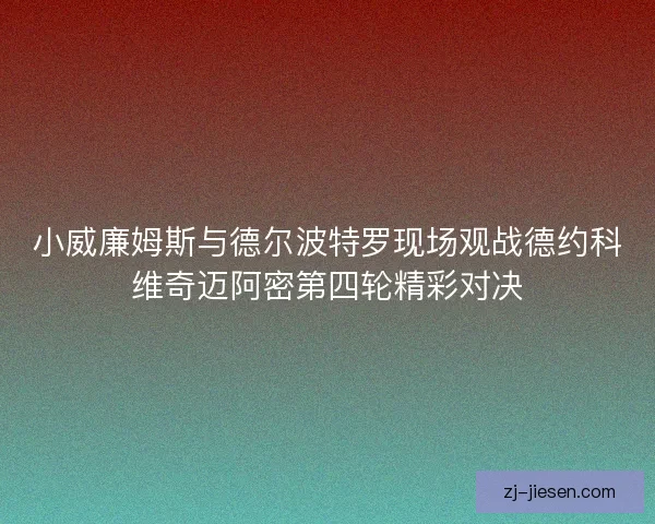 小威廉姆斯与德尔波特罗现场观战德约科维奇迈阿密第四轮精彩对决